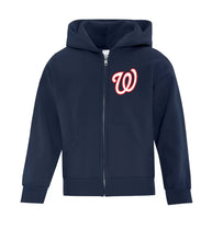 Load image into Gallery viewer, Youth Wildcat&#39;s &quot;W&quot; Full Zip Hoodie
