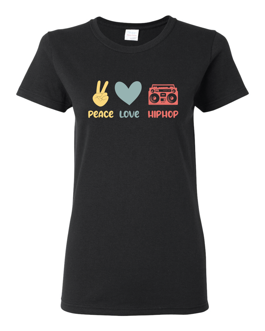 Peace Love and Hip Hop LADIES CUT T-Shirt Clearance