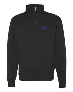 New Vision Cadet Collar Quarter-Zip Sweatshirt (Unisex)