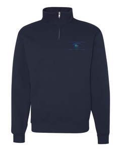 New Vision Cadet Collar Quarter-Zip Sweatshirt (Unisex)