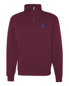 New Vision Cadet Collar Quarter-Zip Sweatshirt (Unisex)