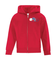 Load image into Gallery viewer, Baseball NS Youth Zip Up Hoodie
