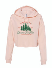 Load image into Gallery viewer, Taylor&#39;s Christmas Tree Farm Adult Cropped Hoodie

