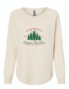 Taylor's Christmas Tree Farm Adult Crewneck Sweatshirt