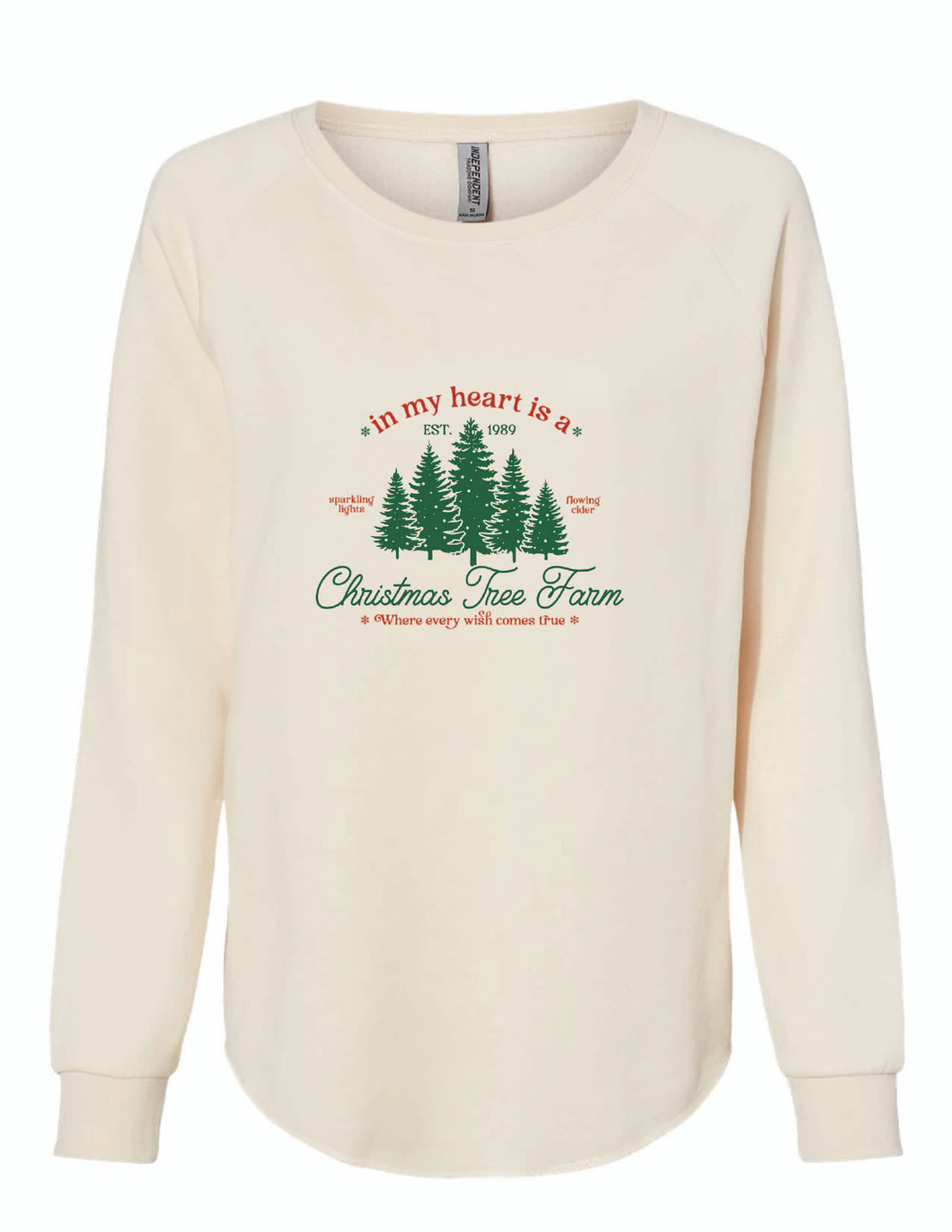Taylor's Christmas Tree Farm Adult Crewneck Sweatshirt