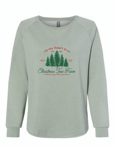 Taylor's Christmas Tree Farm Adult Crewneck Sweatshirt