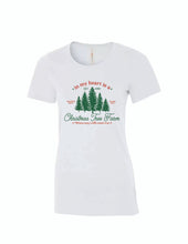 Load image into Gallery viewer, Taylor&#39;s Christmas Tree Farm Women&#39;s Tee

