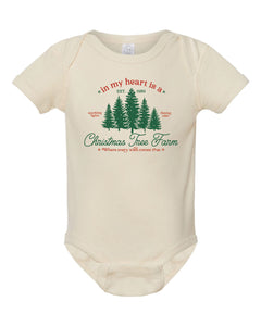 Taylor's Christmas Tree Farm Infant Onesie