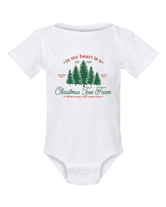 Taylor's Christmas Tree Farm Infant Onesie