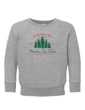 Load image into Gallery viewer, Taylor&#39;s Christmas Tree Farm Toddler Crewneck Sweatshirt
