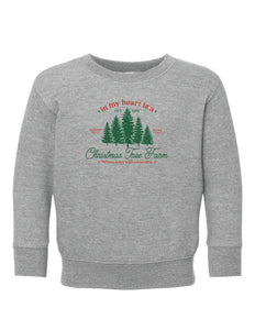 Taylor's Christmas Tree Farm Toddler Crewneck Sweatshirt