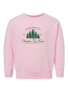 Taylor's Christmas Tree Farm Toddler Crewneck Sweatshirt