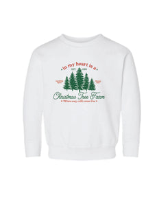 Taylor's Christmas Tree Farm Toddler Crewneck Sweatshirt