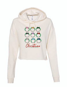 Christmas Taylor's Version Adult Cropped Hoodie