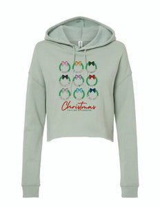 Christmas Taylor's Version Adult Cropped Hoodie