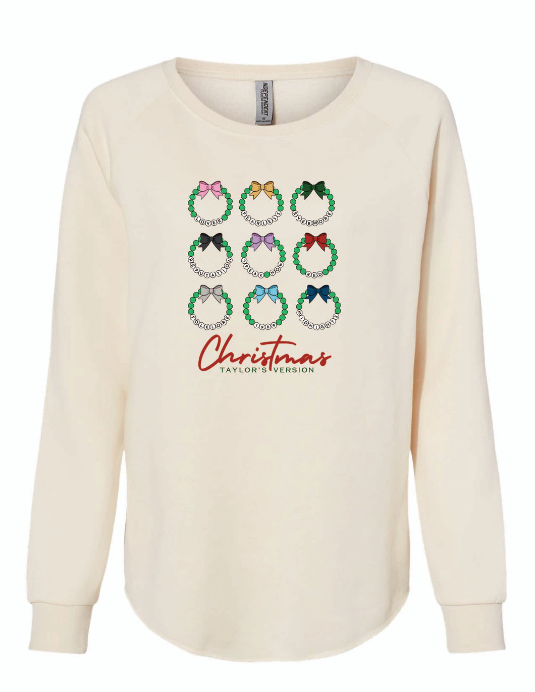 Christmas Taylor's Version Adult Crewneck Sweatshirt