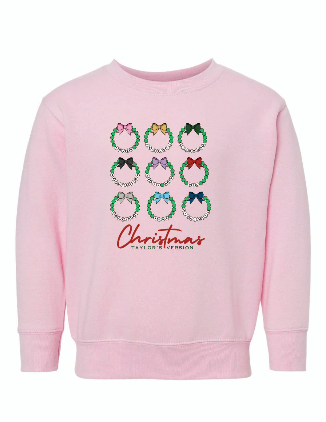 Christmas Taylor's Version Toddler Crewneck Sweatshirt