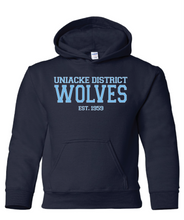 Load image into Gallery viewer, Uniacke District Screen Pressed Youth Hoodie
