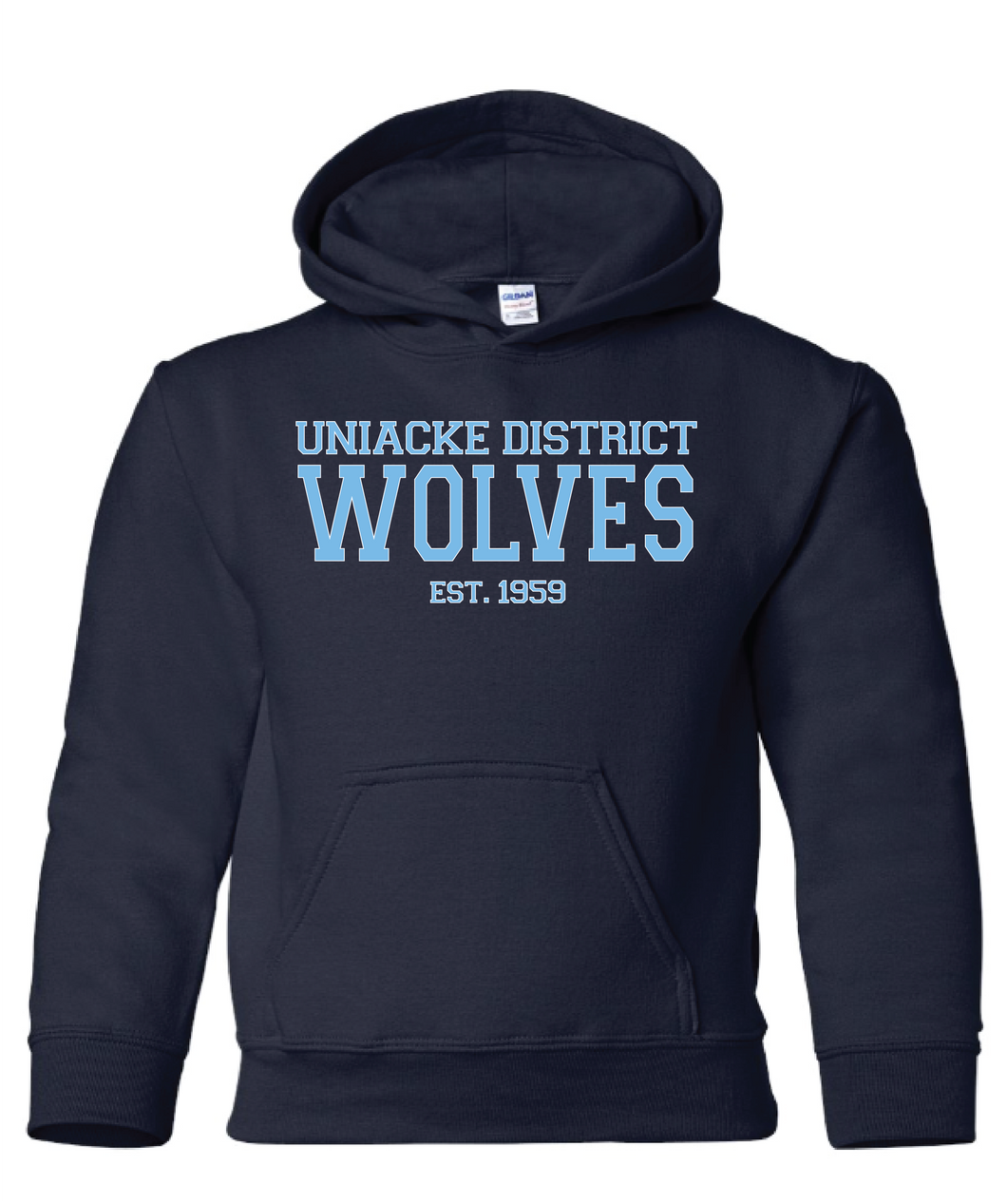 Uniacke District Screen Pressed Youth Hoodie