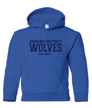 Load image into Gallery viewer, Uniacke District Screen Pressed Youth Hoodie
