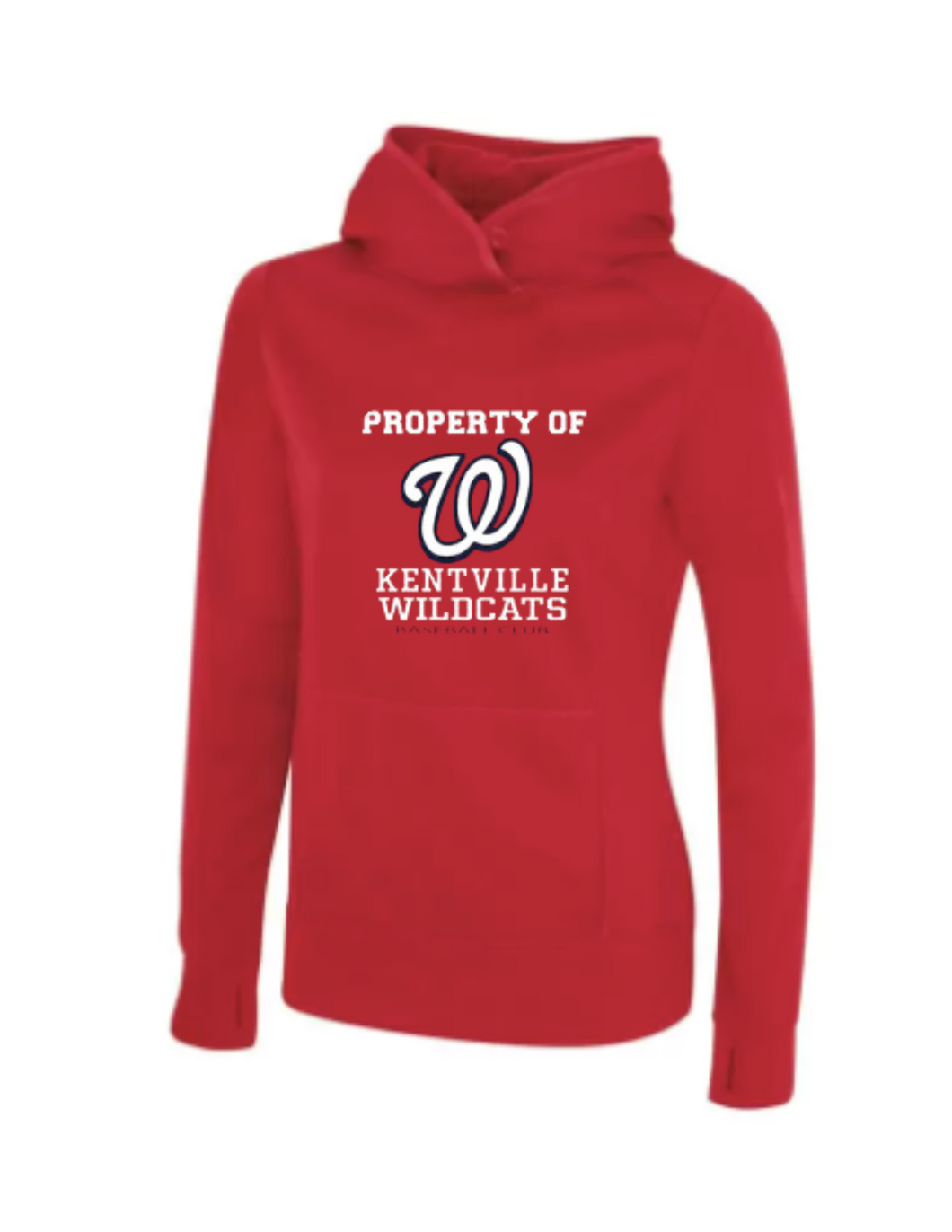 WOMEN'S POLYESTER GAME DAY™ FLEECE HOODED SWEATSHIRT.