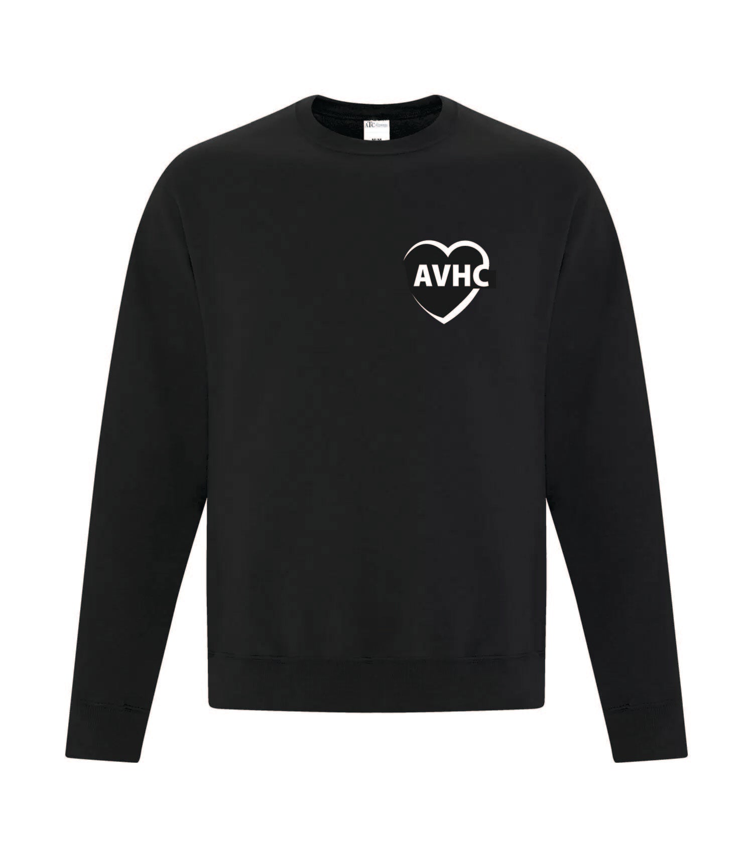 aru　the virgins heart logo emb sweat AVHC – LBTEES.CA