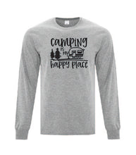 Load image into Gallery viewer, Camping Is My Happy Place Long Sleeves
