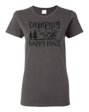 Load image into Gallery viewer, Camping Life Ladies T-shirts

