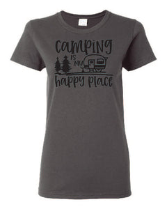 Camping Life Ladies T-shirts