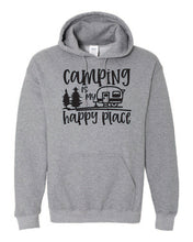 Load image into Gallery viewer, Camping is my Happy Place Youth Hoodies
