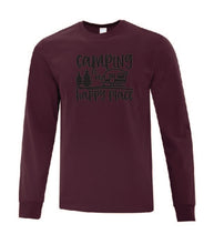 Load image into Gallery viewer, Camping Is My Happy Place Long Sleeves
