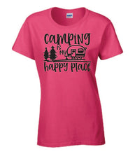 Load image into Gallery viewer, Camping Life Ladies T-shirts
