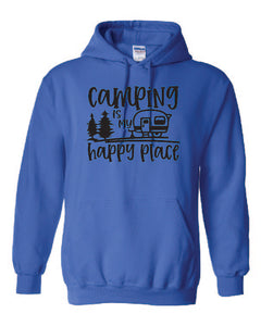 Camping is my Happy Place Youth Hoodies