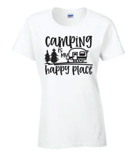Load image into Gallery viewer, Camping Life Ladies T-shirts
