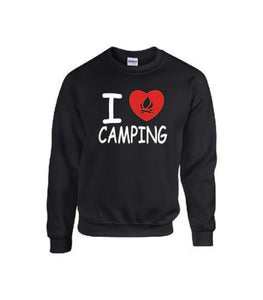 I Love Camping Crewnecks