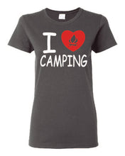 Load image into Gallery viewer, I Love Camping Ladies T-shirts
