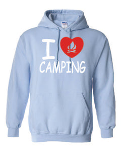 I Love Camping Hoodies
