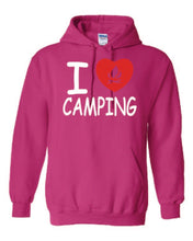 Load image into Gallery viewer, I Love Camping Youth Hoodies
