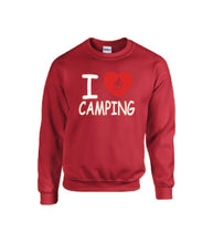 Load image into Gallery viewer, I Love Camping Crewnecks
