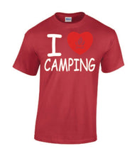 Load image into Gallery viewer, I Love Camping Youth T-shirts
