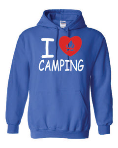 I Love Camping Hoodies