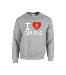 I Love Camping Crewnecks