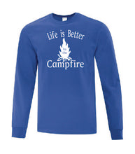 Load image into Gallery viewer, Life Is Better By The Campfire White Letters Long Sleeves
