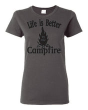 Load image into Gallery viewer, Life Is Better By The Campfire Ladies T-shirts
