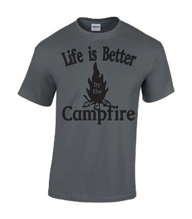 Life Is Better By The Campfire Youth T-shirts