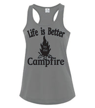 Load image into Gallery viewer, Life Is Better By The Campfire Ladies Tanks
