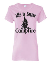 Load image into Gallery viewer, Life Is Better By The Campfire Ladies T-shirts
