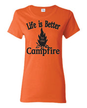 Load image into Gallery viewer, Life Is Better By The Campfire Ladies T-shirts

