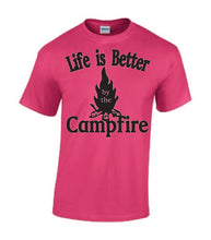 Load image into Gallery viewer, Life Is Better By The Campfire Youth T-shirts
