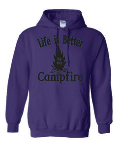 Life Is Better By The Campfire Hoodies